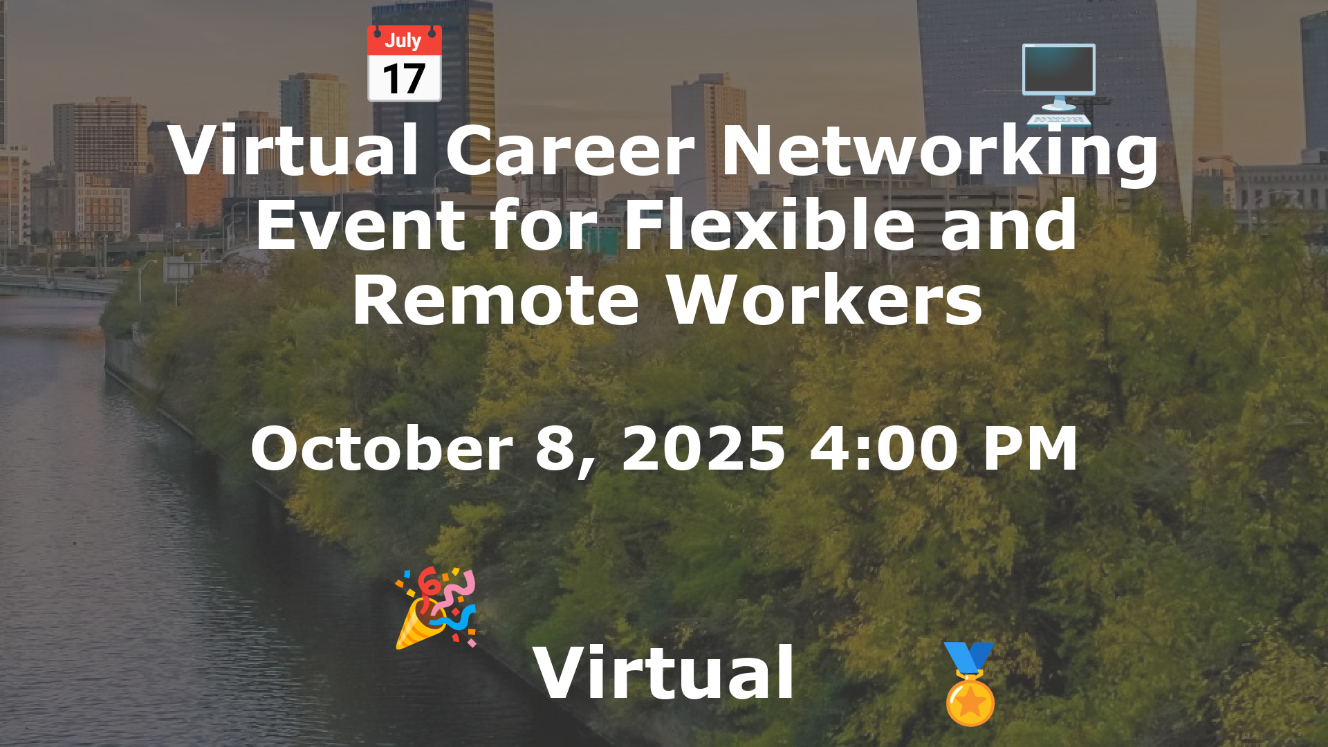 Virtual Career Networking Event for Flexible and Remote Workers event image
